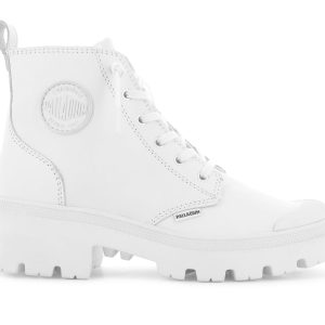 PALLABASE LEATHER WHITE/BLACK